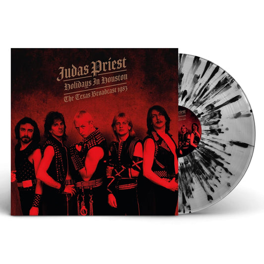 Judas Priest Holidays In Houston (Clear Black Splatter) Vinyl New Mint Rock