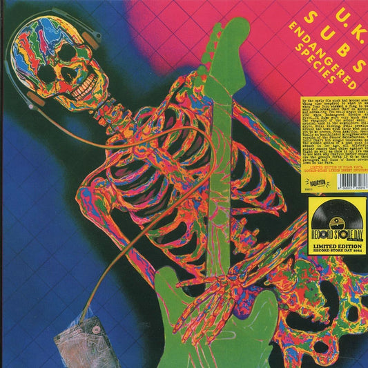 U.k. Subs Endangered Species Vinyl New Mint Rock