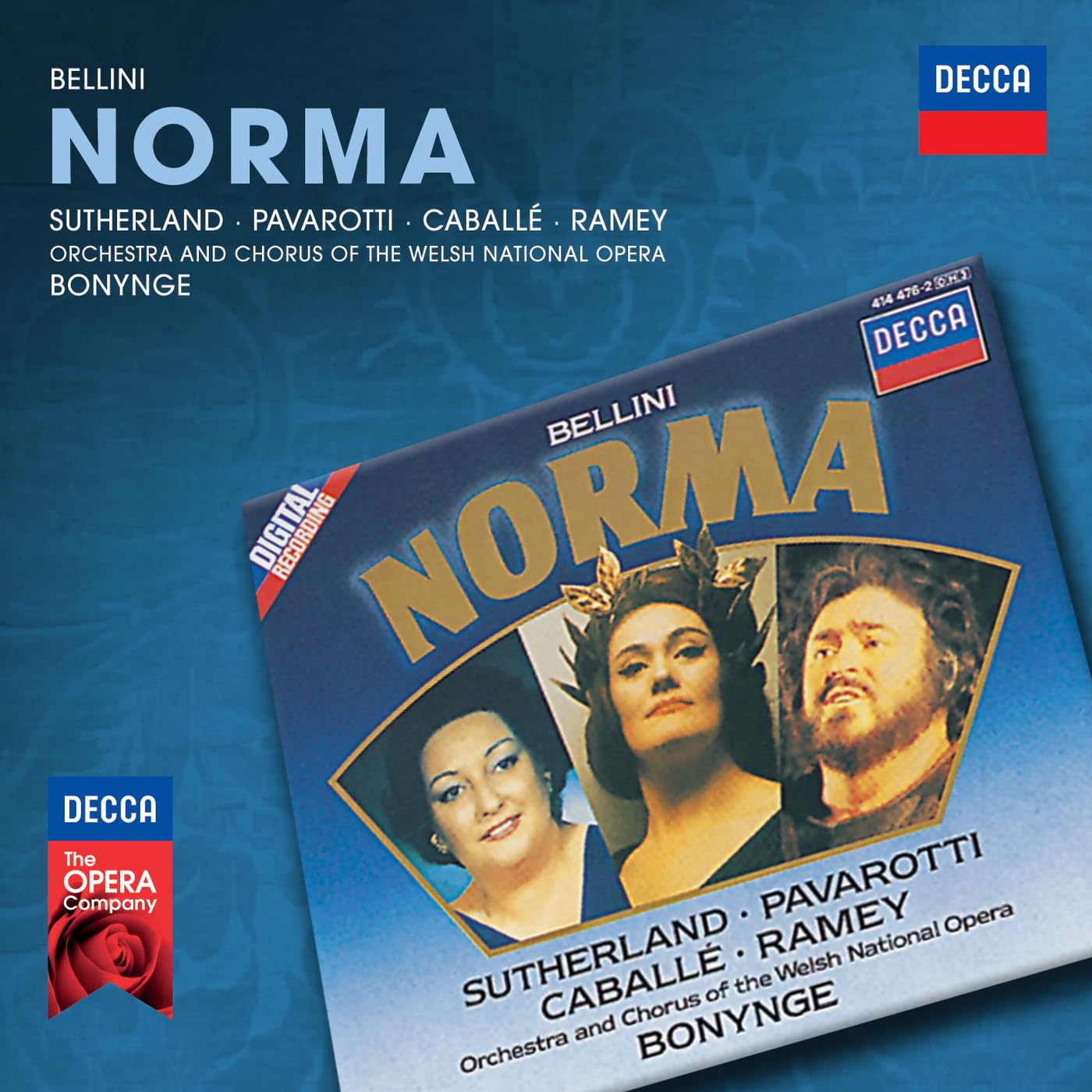 Bellini, Sutherland, Pavarotti Bellini: Norma 3xCD New Mint Classical