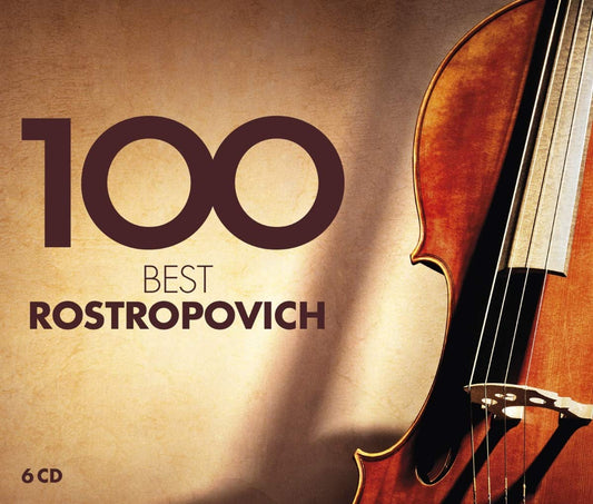 Various 100 Best Rostropovich 6xCD New Mint Classical