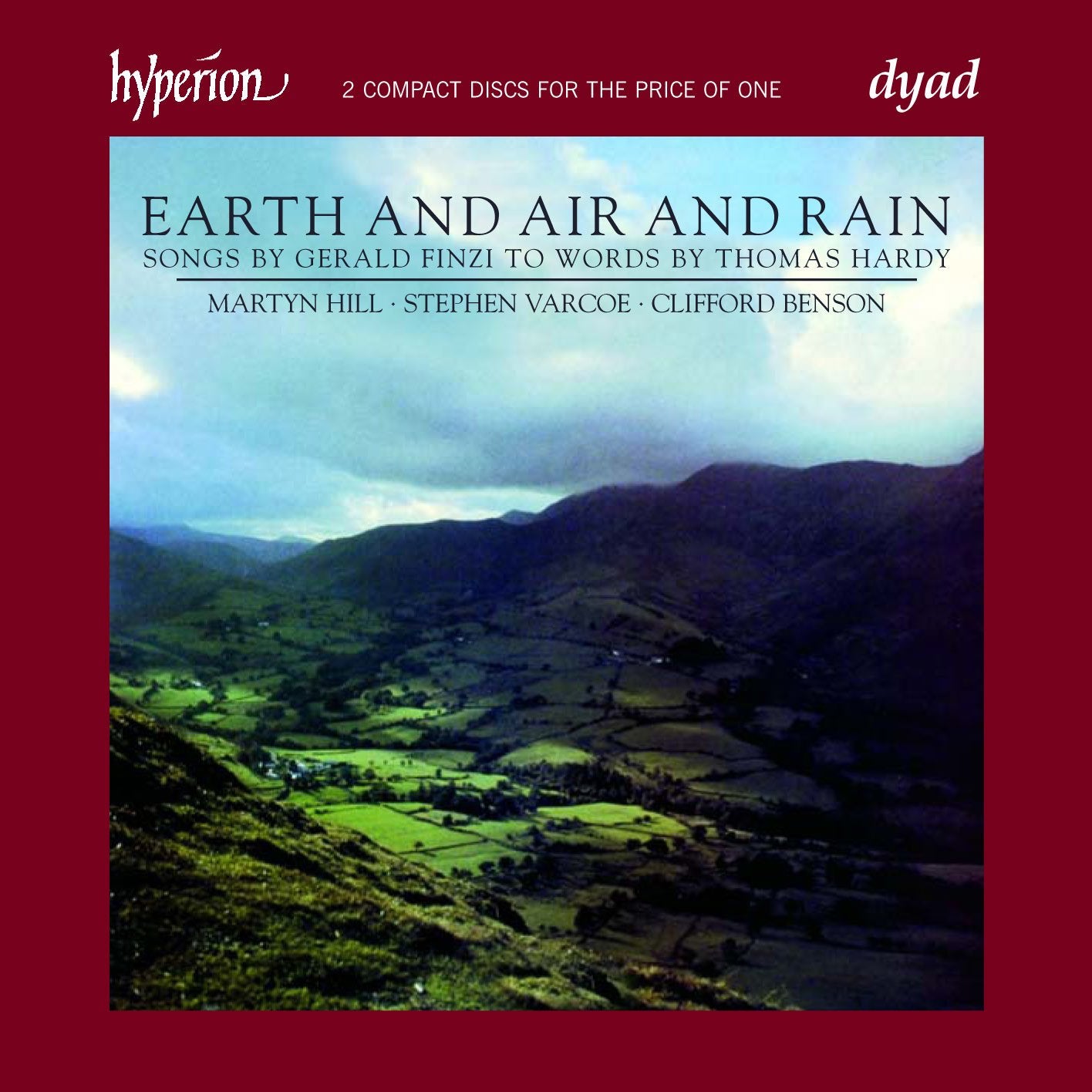 G. Finzi Earth & Air & Rain 2xCD New Mint Classical