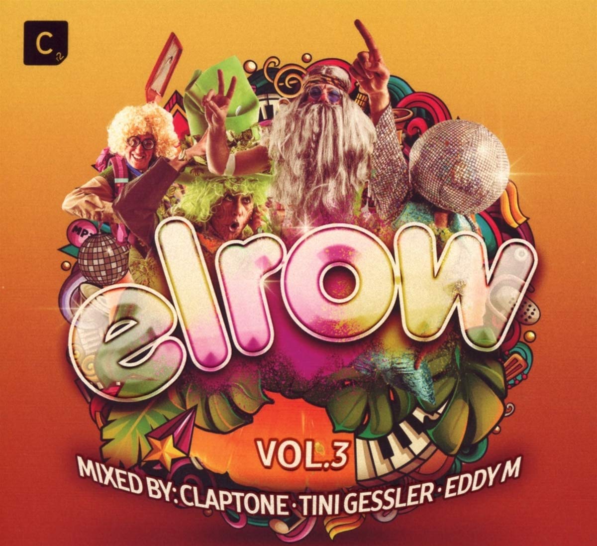 Various Artists Elrow Vol. 3 Mixed By Claptone, Tini Gessler & Eddy M 2xCD New Mint Dance, Electronic