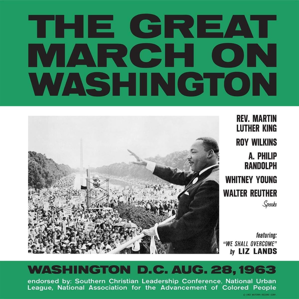 Various Artists The Great March On Washington Vinyl New Mint Music