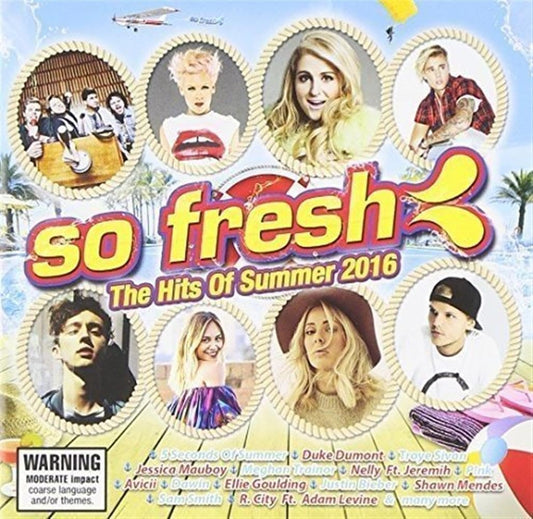 Various Artists So Fresh - Hits Of Summer 2016 CD New Mint Pop, Rock