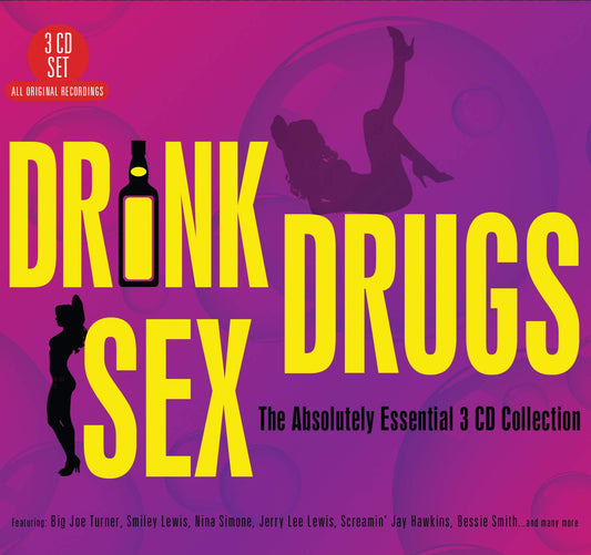 Various Artists Drink Drugs Sex - The Absolutely Essential 3 Collection CD New Mint Blues