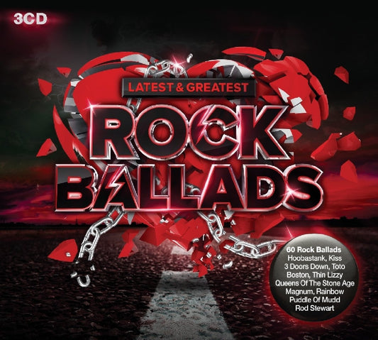 Various Rock Ballads 3xCD New Mint
