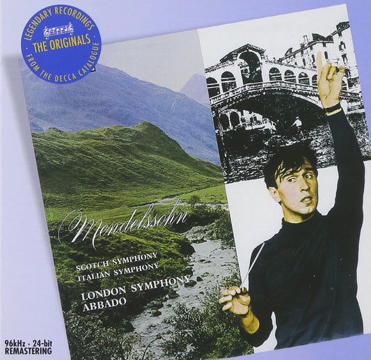 London Symphony Orchestra Claudio Abbado Mendelssohn: Symphonies Nos. 3 & 4 CD New Mint Overture