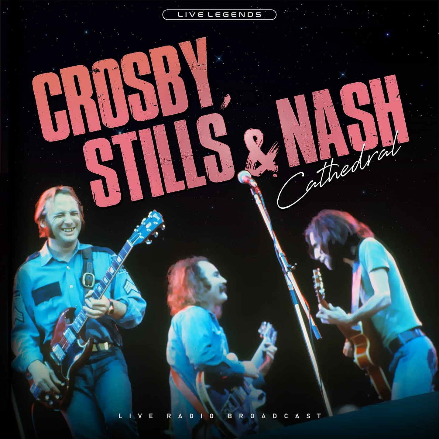 Crosby Stills & Nash Cathedral (Transparent Blue) Vinyl New Mint Rock