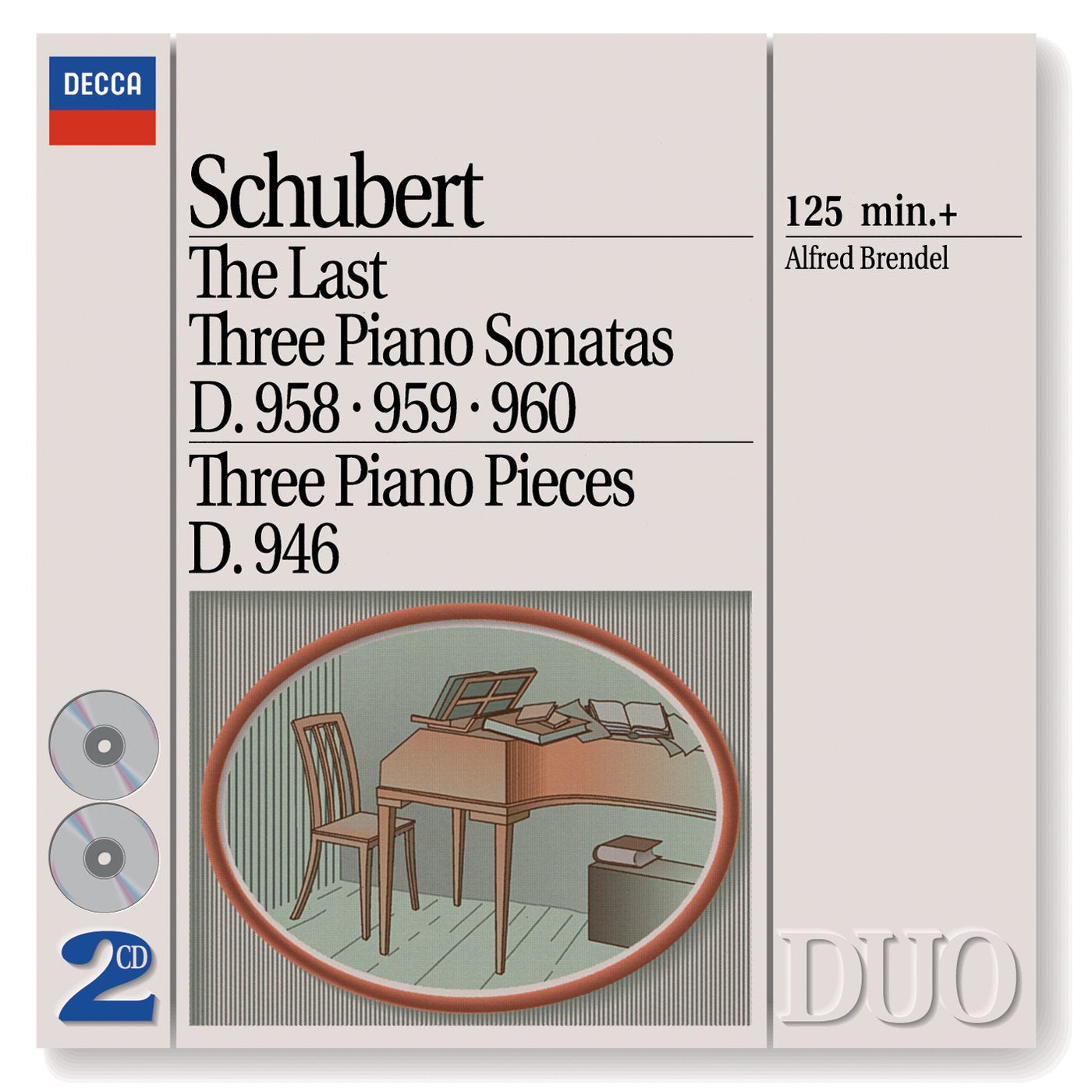 Alfred Brendel Schubert: Last Three Piano Sonatas 2xCD New Mint Classical