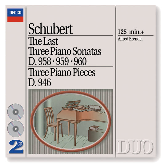 Alfred Brendel Schubert: Last Three Piano Sonatas 2xCD New Mint Classical