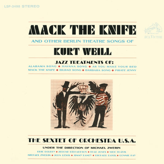 Sextet Of Orchestra Mack The Knife And Other Songs Of Kurt Weill CD New Mint Music
