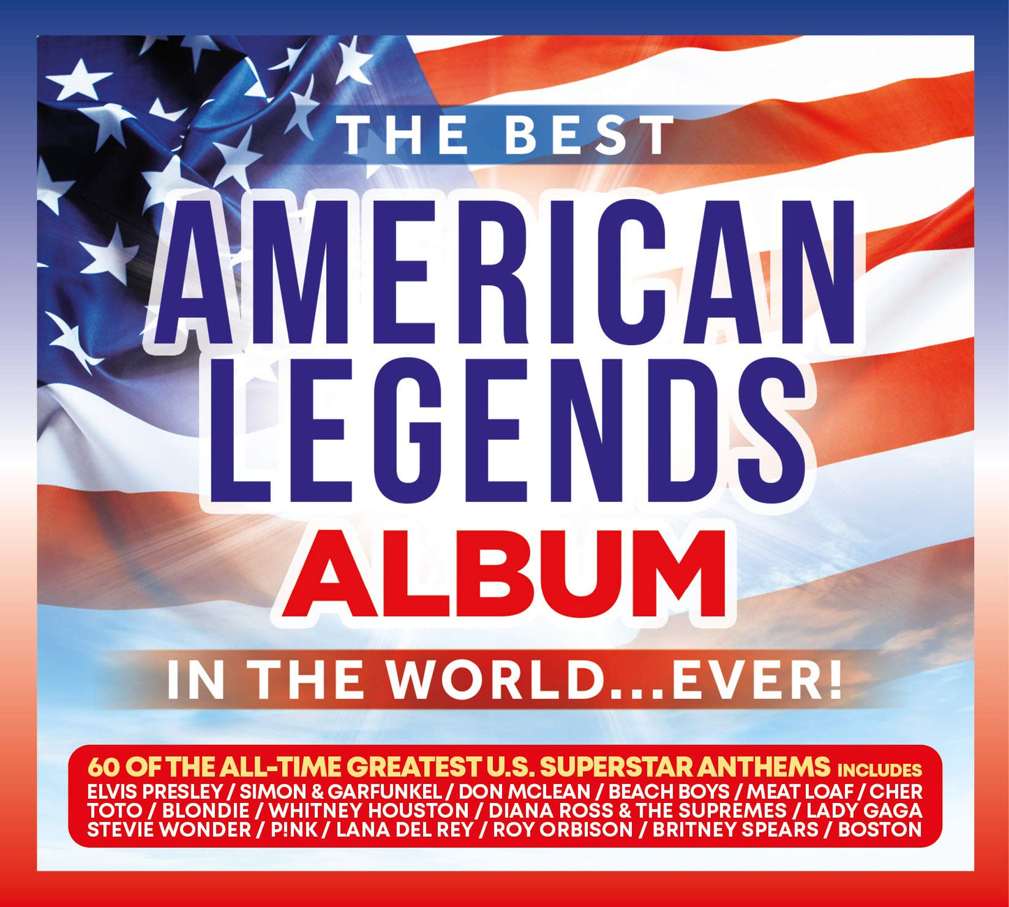 Various Artists The Best American Legends Album In The World... Ever! 3xCD New Mint Contemporary
