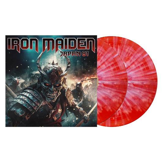 IRON MAIDEN - JAPAN 81 (RED W/ WHITE SPLATTER VINYL 2LP)