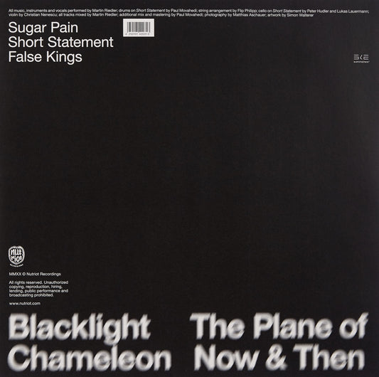 Blacklight Chameleon The Plane Of Now & Then Vinyl New Mint Electronic