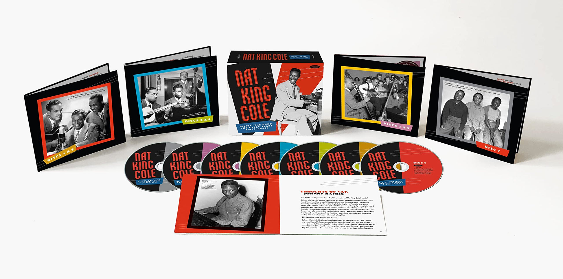 Nat King Cole Hittin' The Ramp: The Early Years 7xCD New Mint Jazz