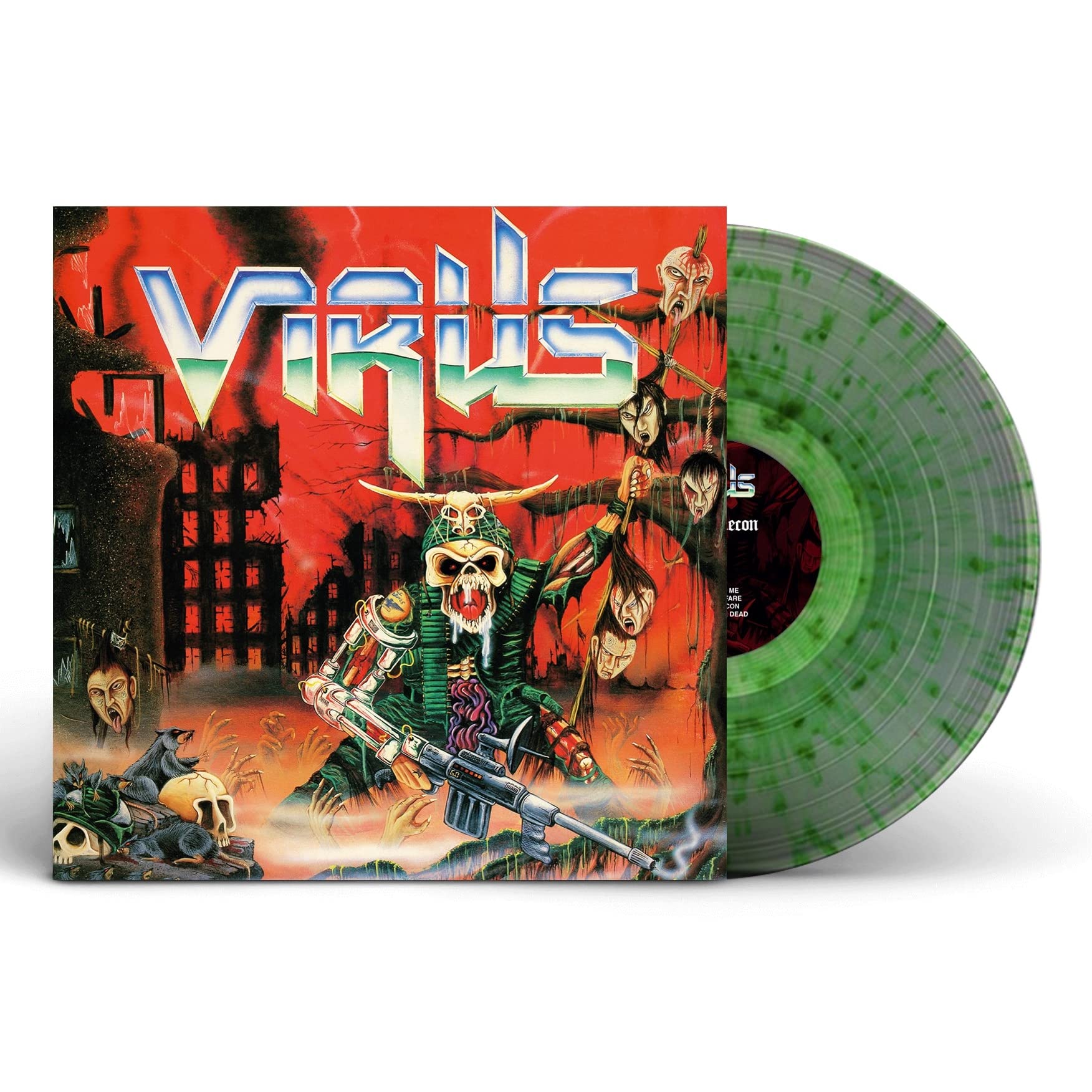 Virus Force Recon (Clear Green Splatter) Vinyl New Mint Metal
