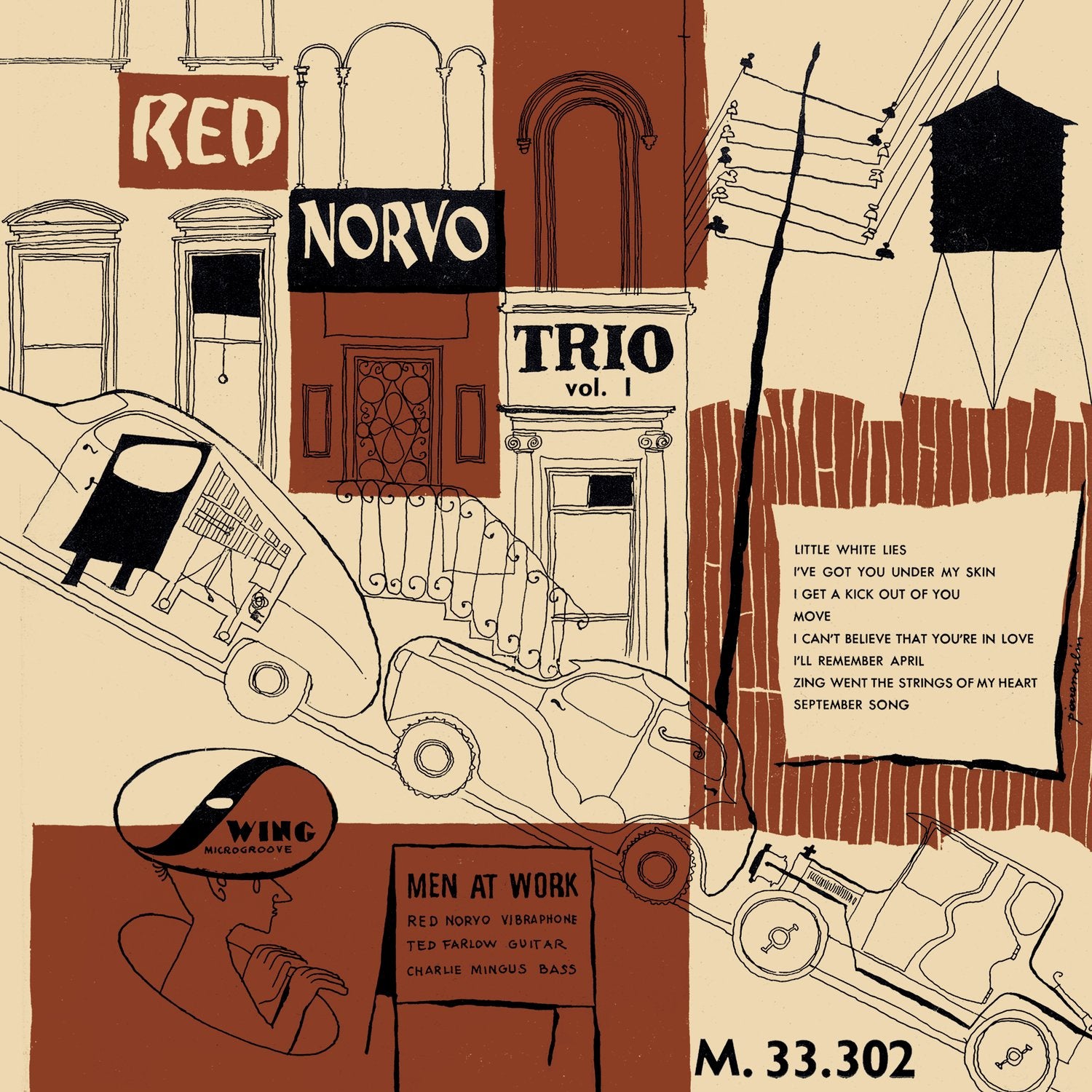 Norvo, Red, Trio Men At Work Vol. 1 Vinyl New Mint Jazz