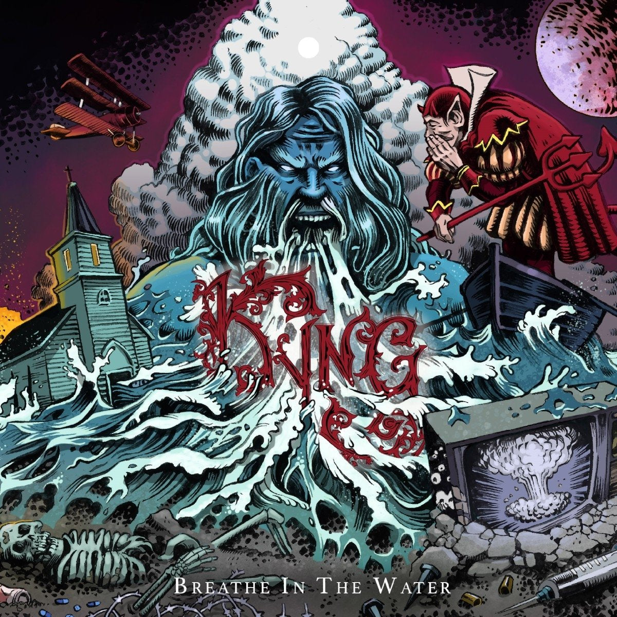 Kyng Breathe In The Water CD New Mint Rock
