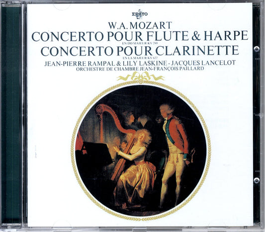 Jean-Francois Paillard Mozart : Concerto For Flute & Harp / Concerto For Clarinet - Remastered CD New Mint Classical