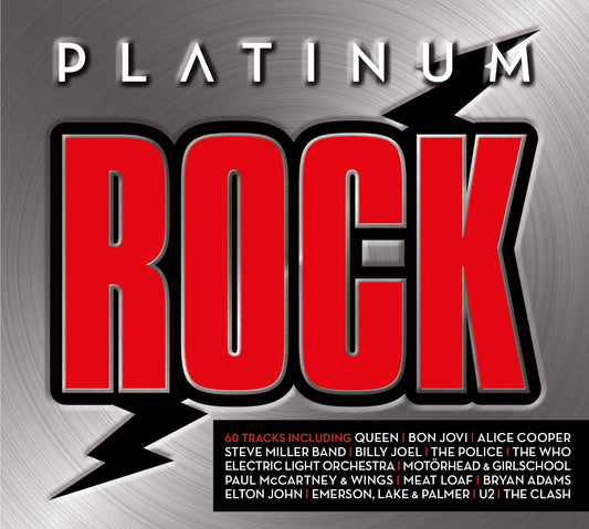 Various Artists Platinum Rock 3xCD New Mint