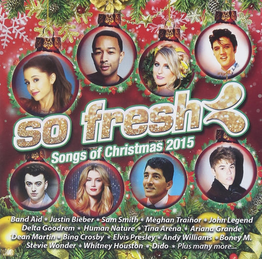 So Fresh Songs Of Christmas 2015 2xCD New Mint Rock