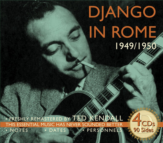 Django Reinhardt Django In Rome 1949-1950 4xCD New Mint Jazz