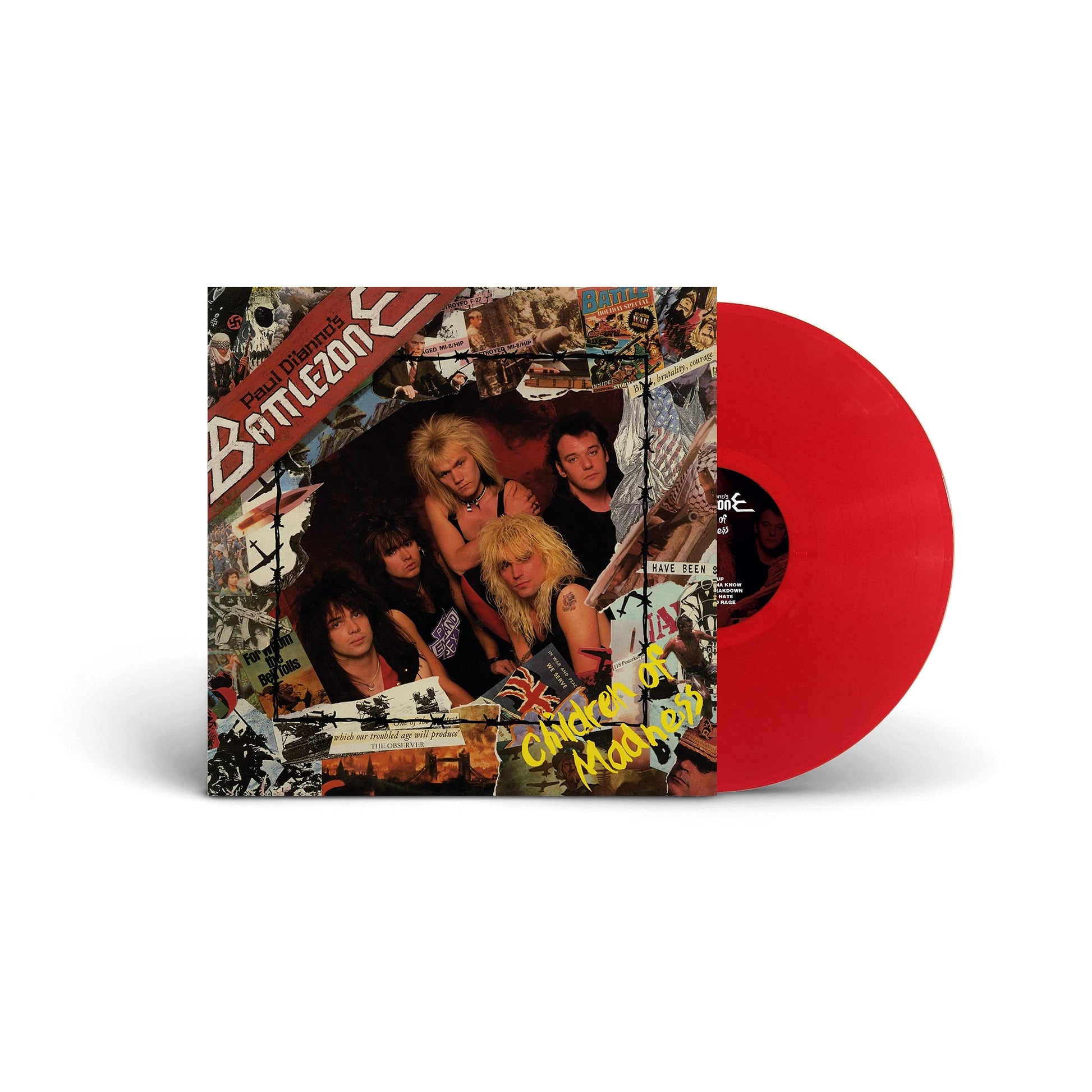 Paul Di'anno's Battlezone Children Of Madness (Red) Vinyl New Mint Rock