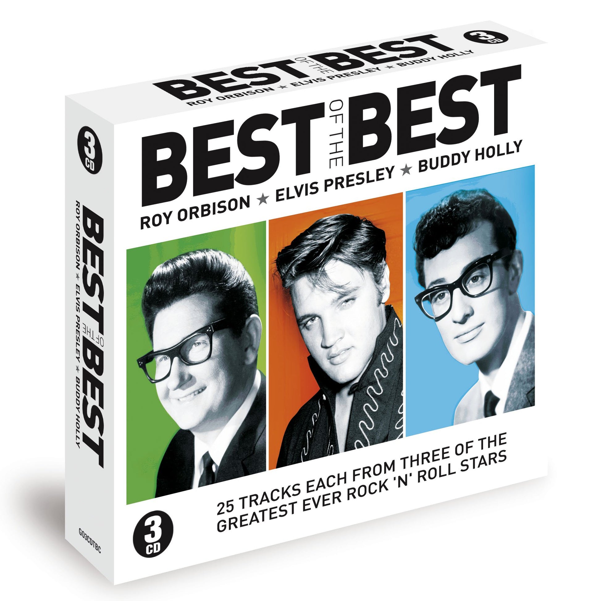 Orbison Best Of The Best 3xCD New Mint Rock