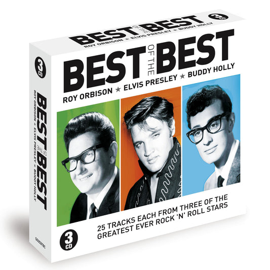 Orbison Best Of The Best 3xCD New Mint Rock