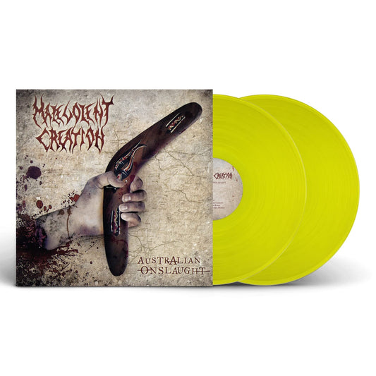 MALEVOLENT CREATION - AUSTRALIAN ONSLAUGHT (YELLOW VINYL 2LP)