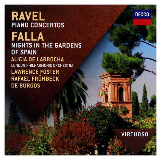 London Philharmonic Orchestra Ravel: Piano Concertos; Falla: Nights In The Gardens Of Spain CD New Mint Music