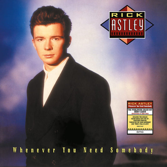Rick Astley Whenever You Need Somebody Vinyl New Mint Adult