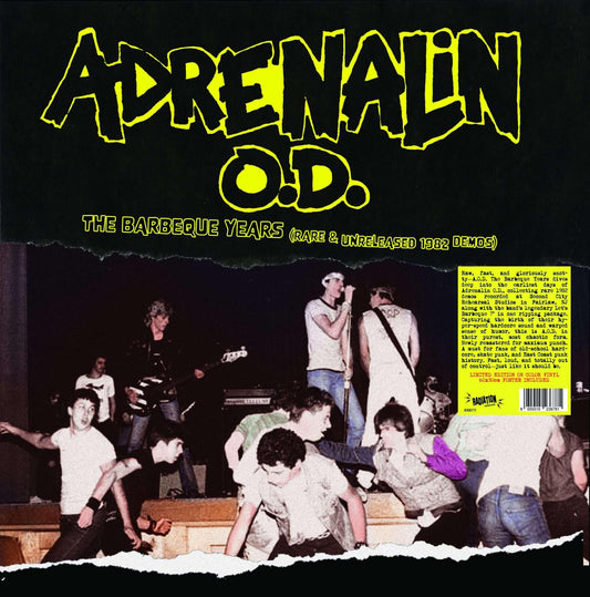 Adrenalin O.d. The Barbeque Years Vinyl New Mint Punk
