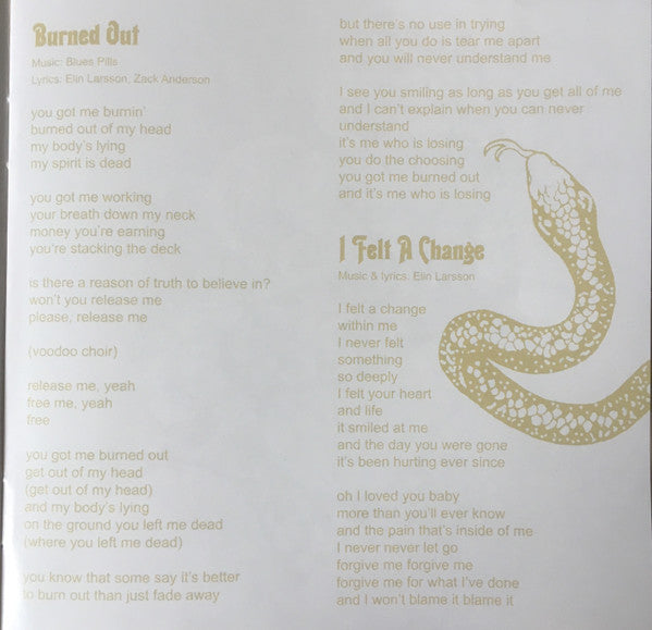 Blues Pills : Lady In Gold (CD, Album)