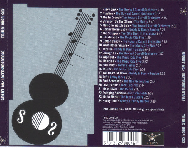 Various : Great 60's Instrumentals (CD, Album, Comp)