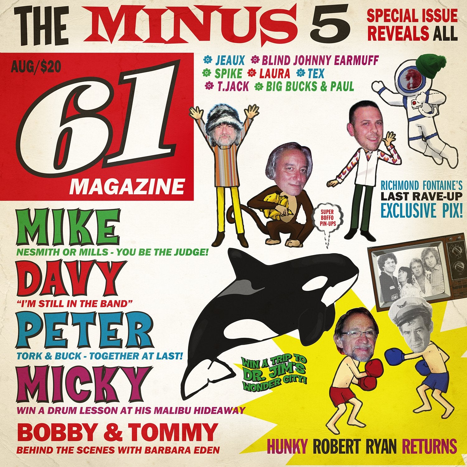 The Minus 5 Of Monkees And Men Vinyl New Mint Rock