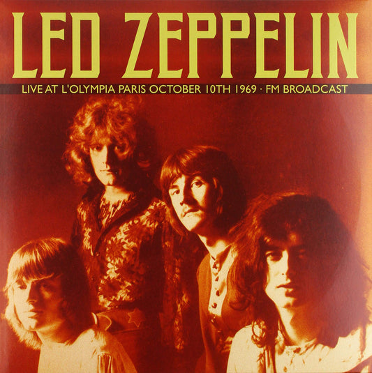 Led Zeppelin Live At L'olympia Paris October 10th 1969 - Fm Broadcast 2xVinyl New Mint