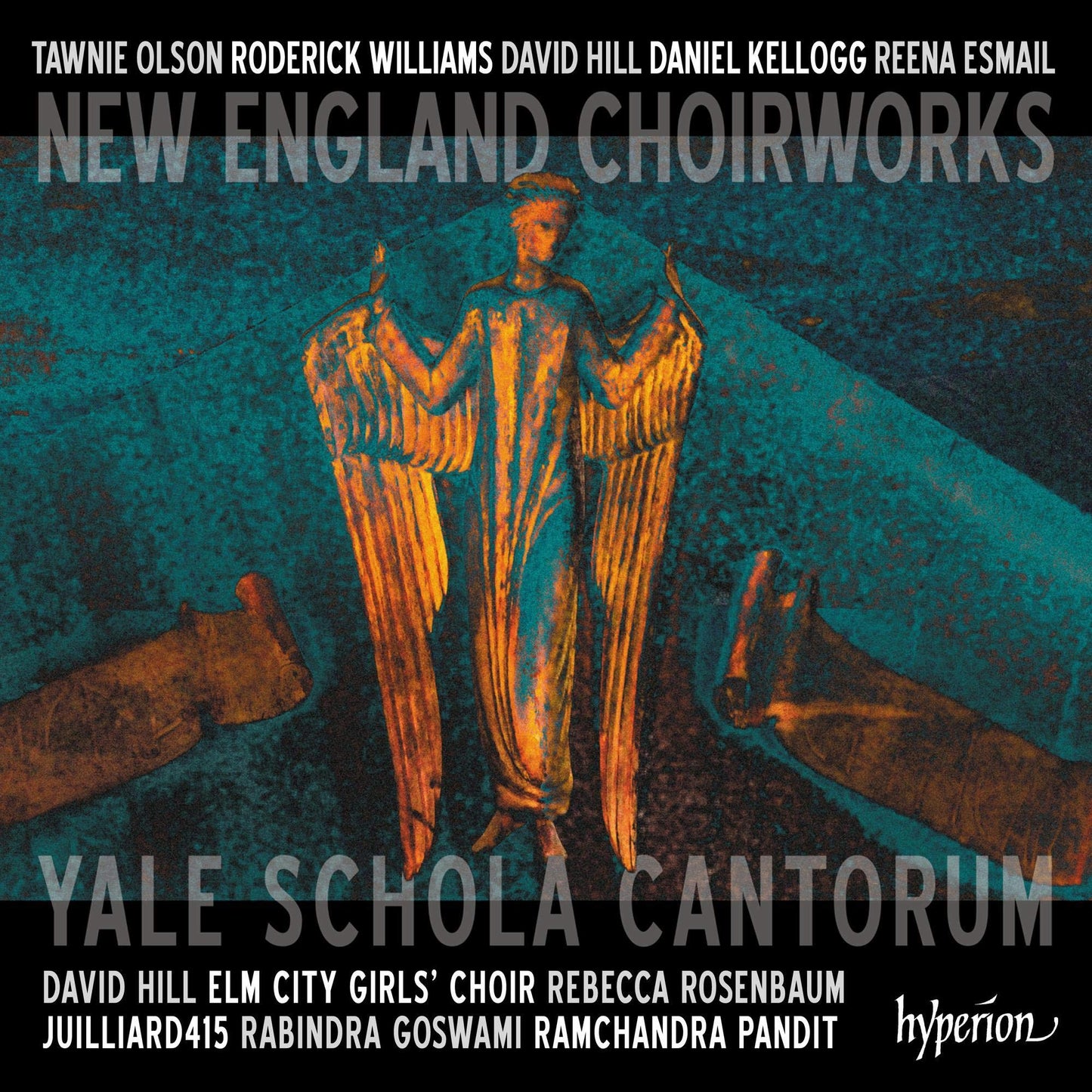Tawnie Olson, Roderick Williams, David Hill, Daniel Kellogg, Reena Esmail, Yale Schola Cantorum, The Elm City Girl's Choir, David Hill, Rebecca Rosenbaum, Juilliard415, Rabindra Goswami, Ramchandra Pandit New England Choirworks CD New Mint