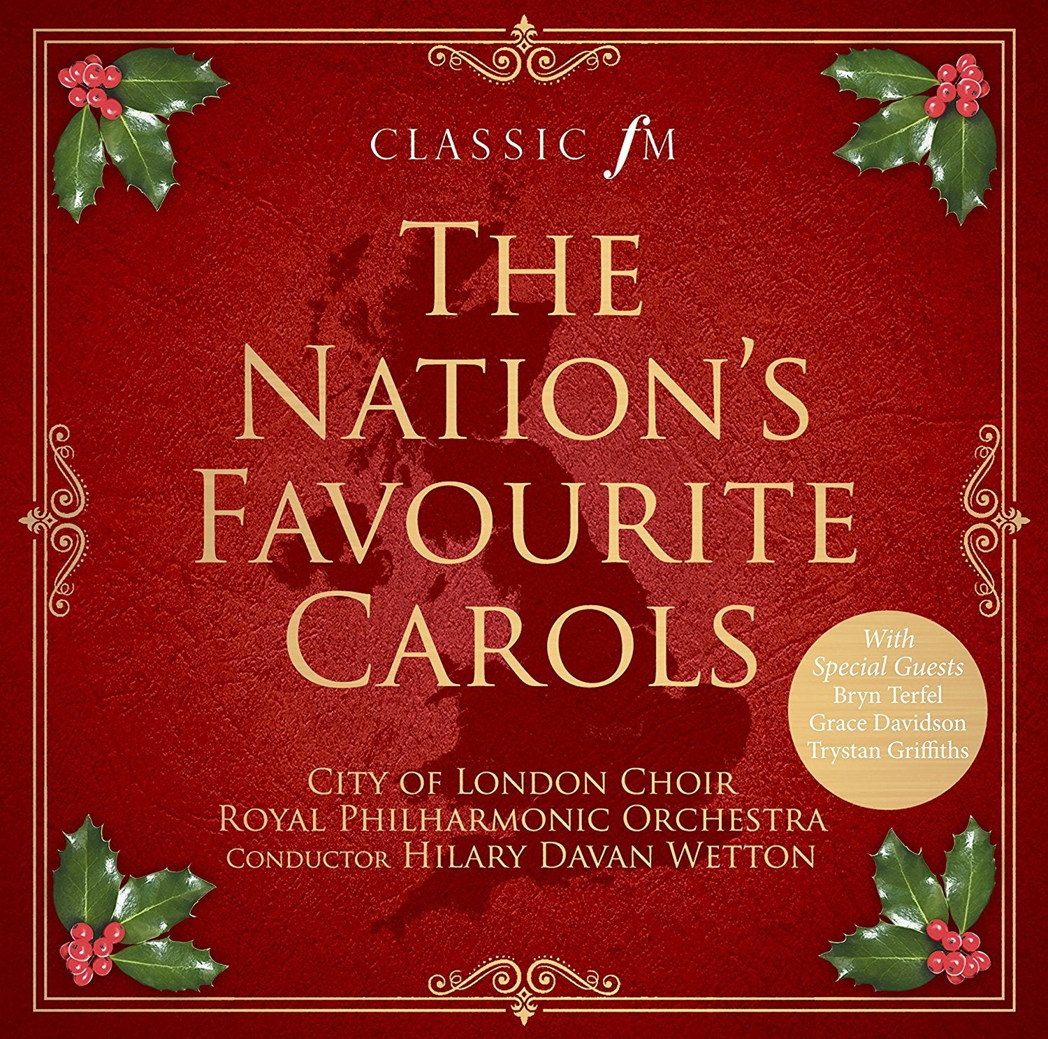 City Of London Choir Royal Philharmonic Orchestra Hilary Davan Wetton The Nation's Favourite Carols CD New Mint