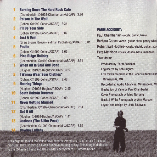 Farm Accident : Vane (CD, Album)