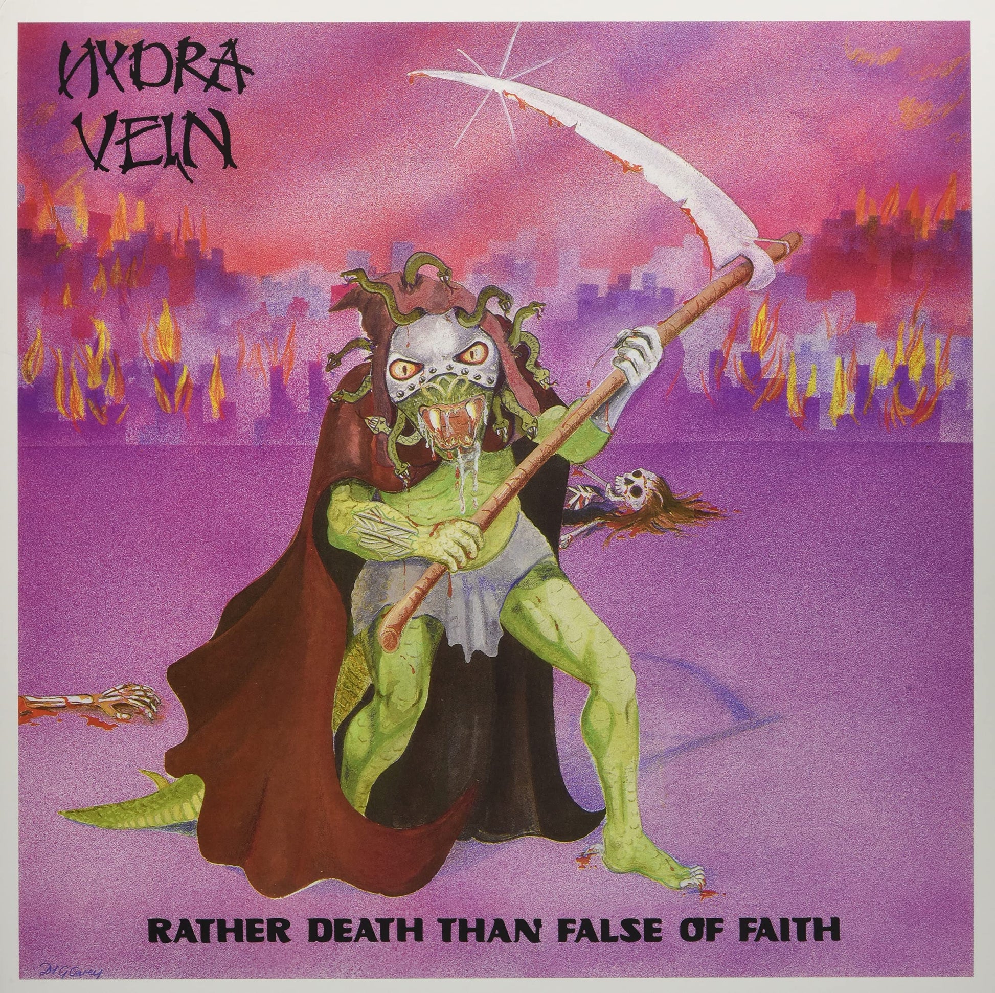 Hydra Vein Rather Death Than False Of Faith + 12" Single (Splatter) 3xVinyl New Mint Metal
