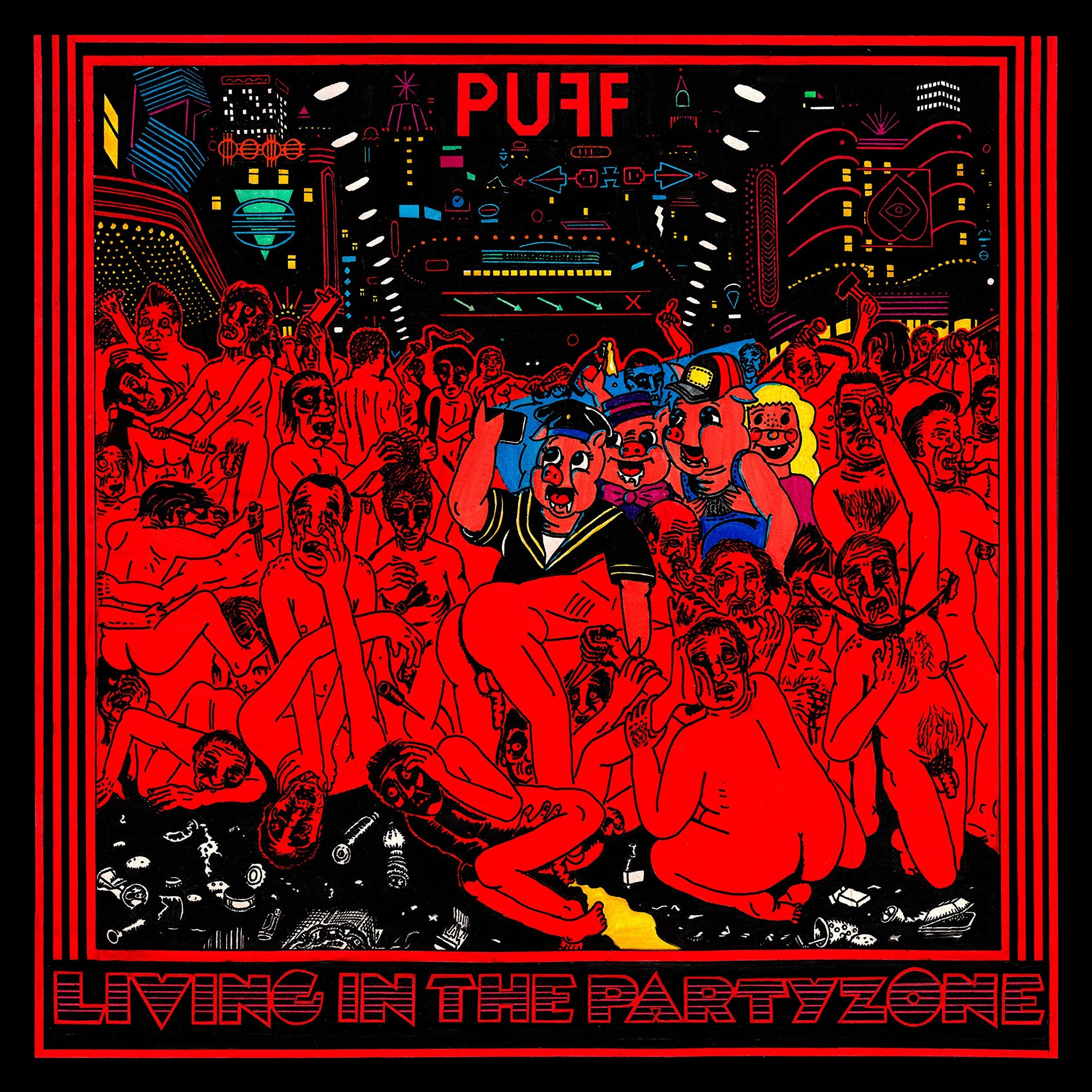 Puff! Living In The Partyzone CD New Mint Rock