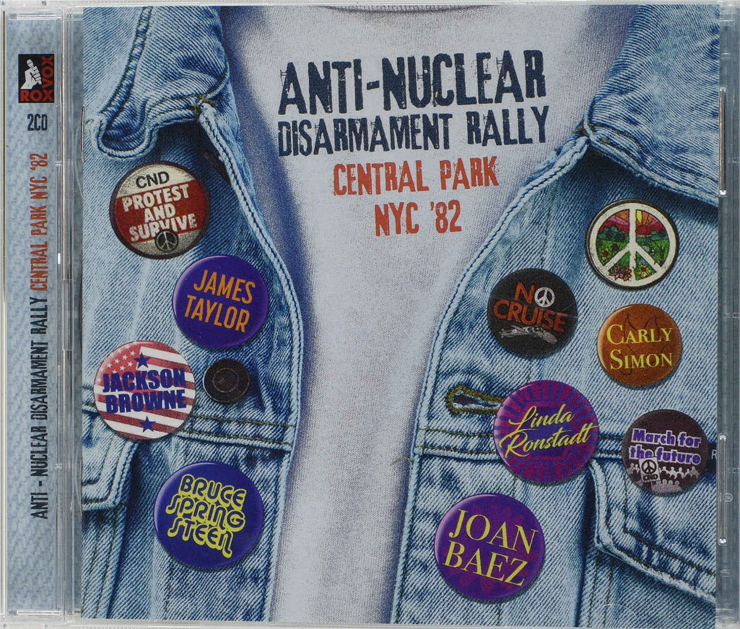 Bruce Springsteen Anti-Nuclear Disarmament Rally Central Park '82 2xCD New Mint Folk