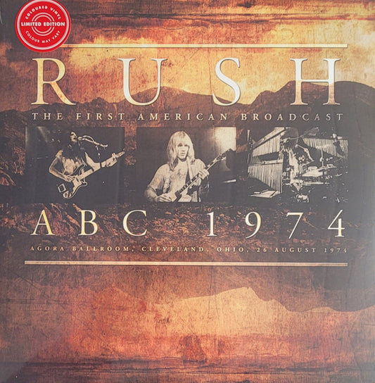 Rush - ABC 1974 (The First American Broadcast) (Ltd) - 2LP - New