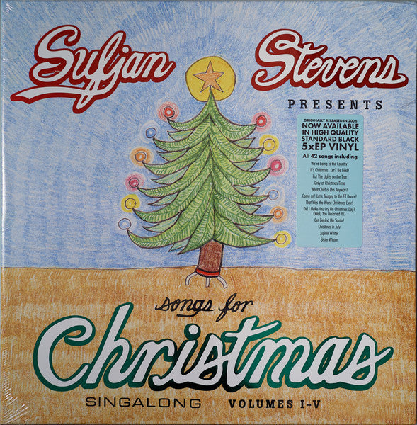 Sufjan Stevens - Songs For Christmas - 5xEP Vinyl Box Set - New