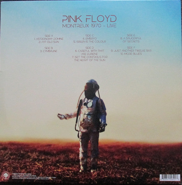 Pink Floyd - Montreux 1970 - Live - 3LP - New