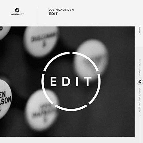 Joe McAlinden - Edit - CD - New