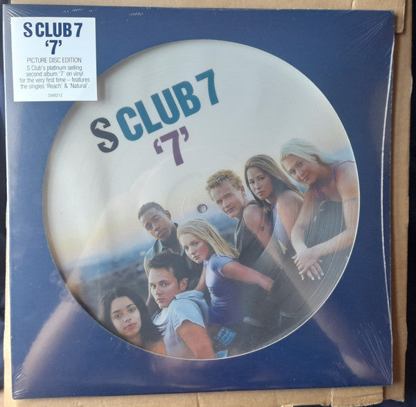 S Club 7 - '7' - Picture Disc Vinyl LP - New
