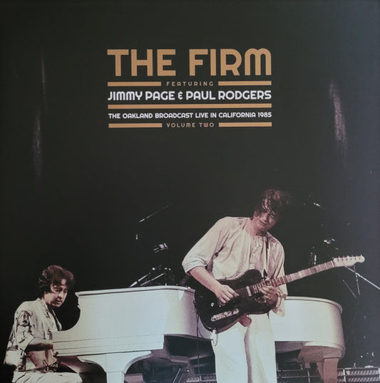 The Firm - The Oakland Broadcast Live In California 1985. Volume Two - LP - New