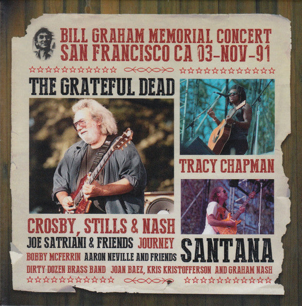Bill Graham Memorial Concert San Francisco 1991 - 5CD Box Set - New